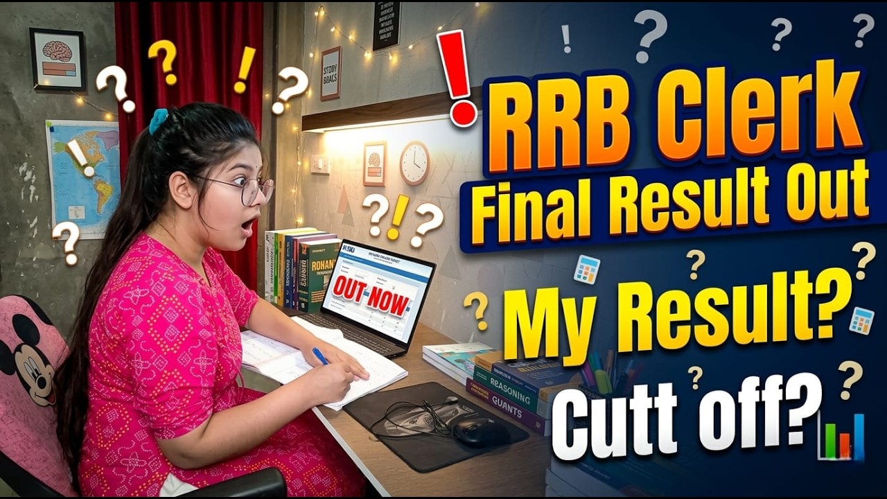 RRB Clerk Final Result Out . My Result ?? Cutoff ? #rrbclerk2025 #rrbclerkresult #rrbclerkmains