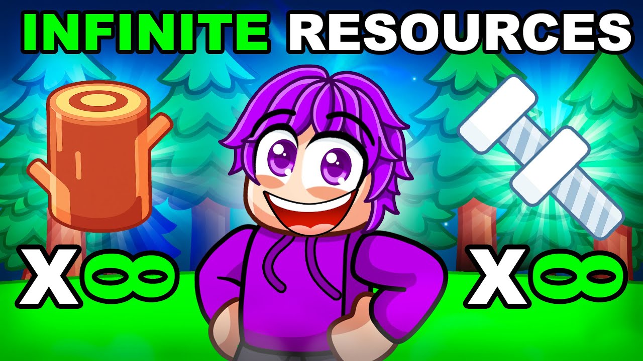 Roblox 99 Nights but I have INFINITE RESOURCES!