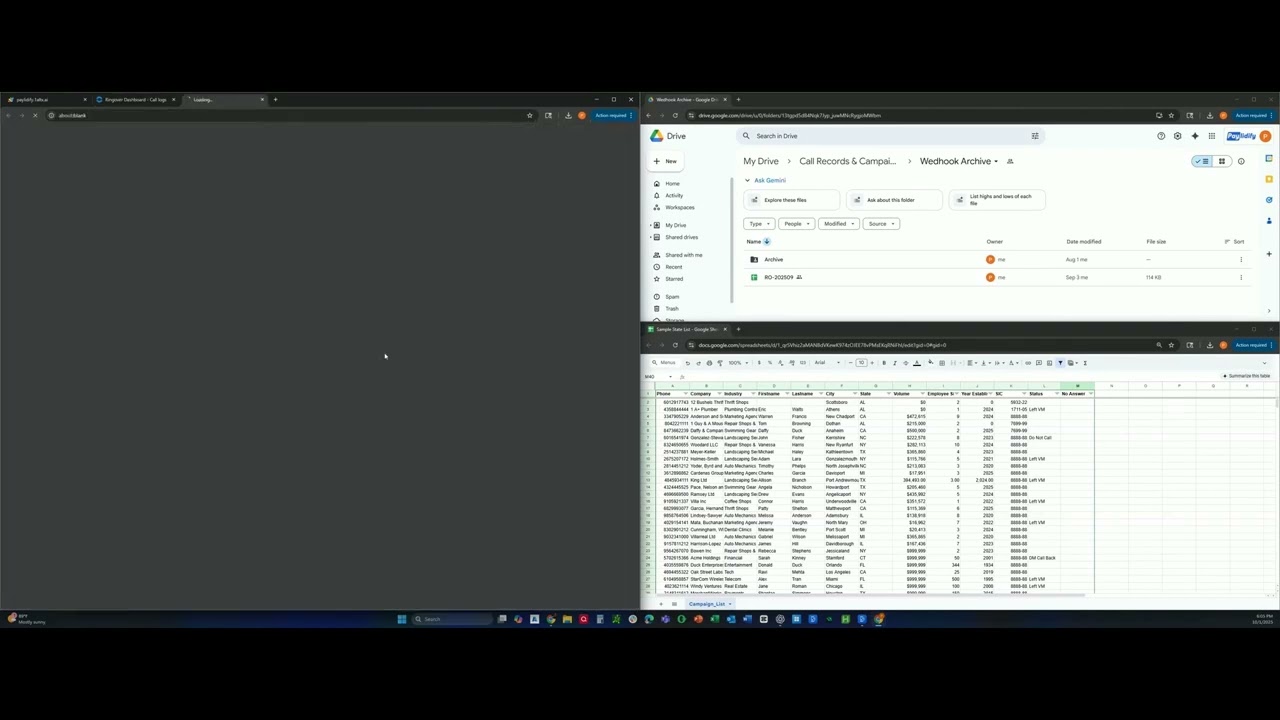 CSV Export &rarr; AppScript &rarr; Sheet Reconciler | Automation Demo | 1AltX