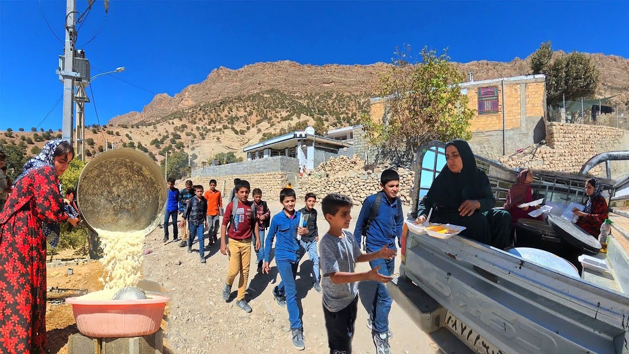 👩‍🍳 Nazri Food for Brave Students 🍛 Who Walk 10KM to School 🏫