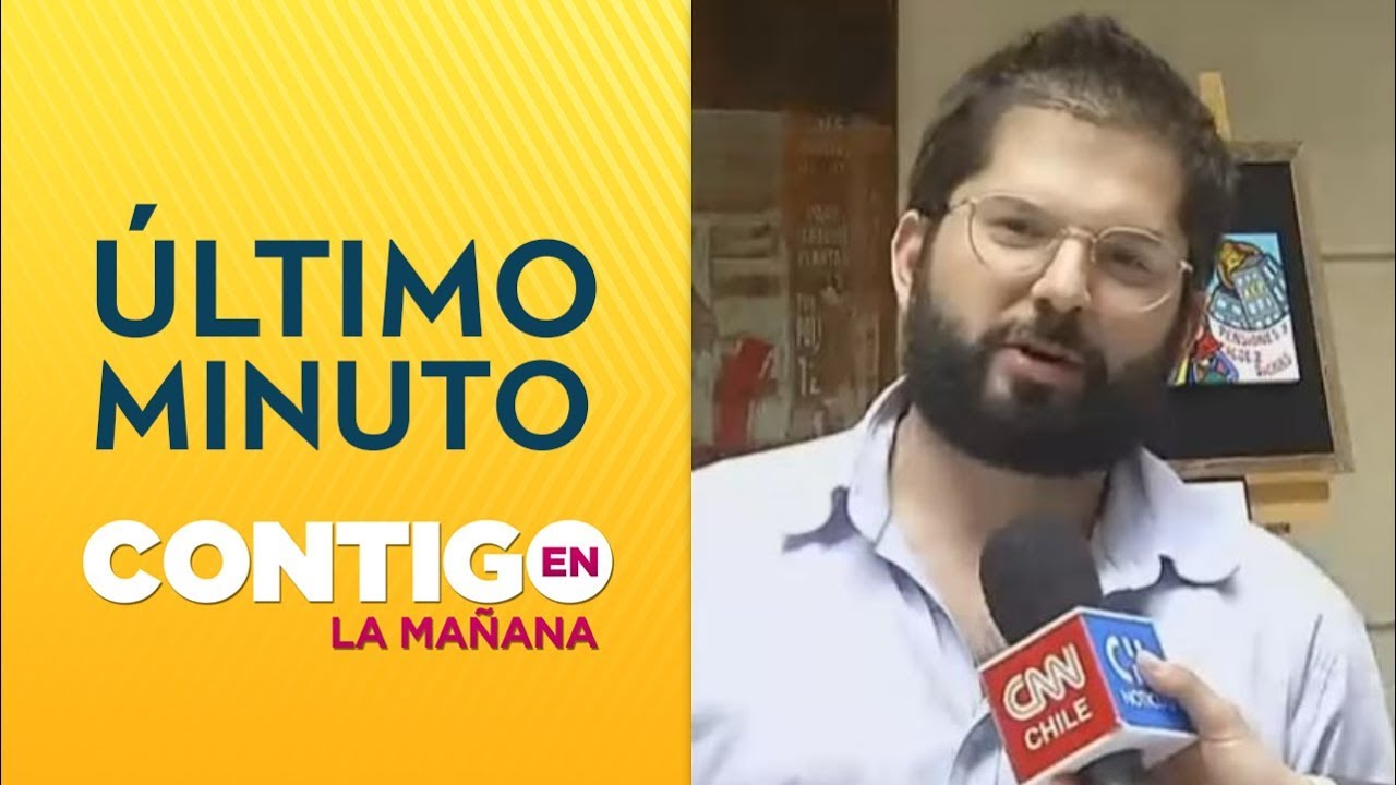 Diputado Boric y protestas en Chile: 