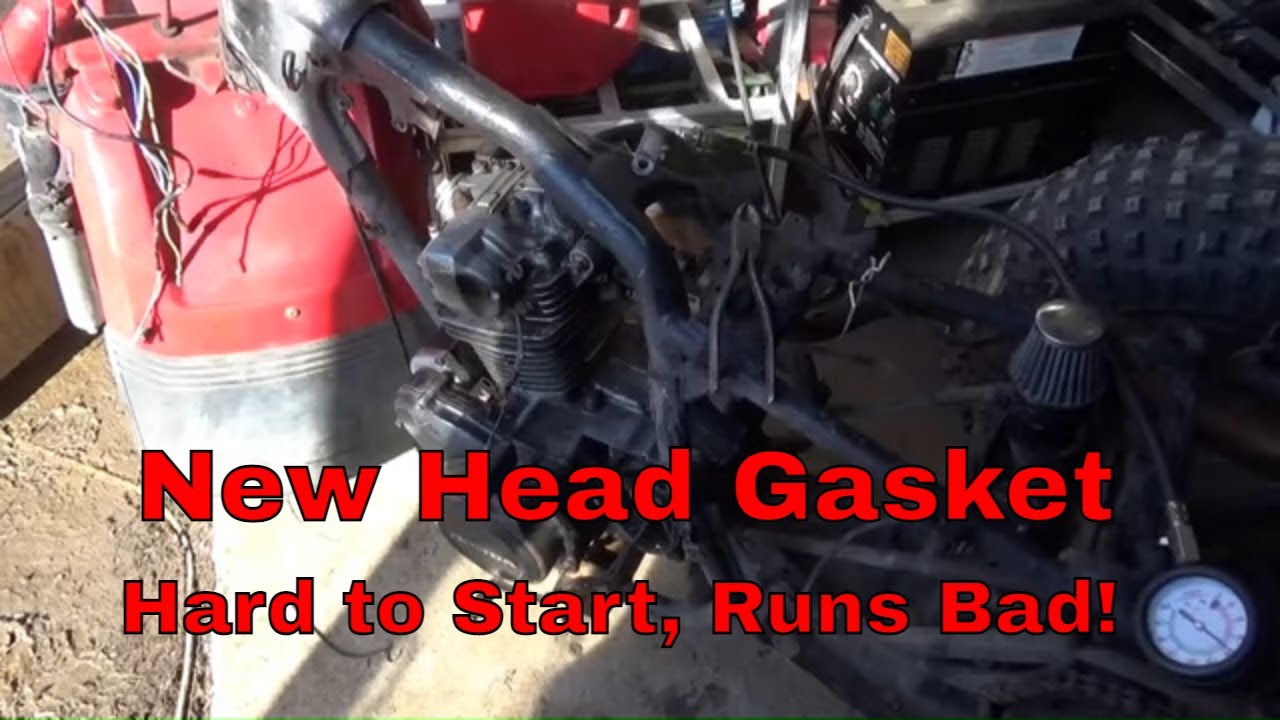 1984 Honda ATC200M, Head Gasket Replaced, Hard to Start, Runs Bad!