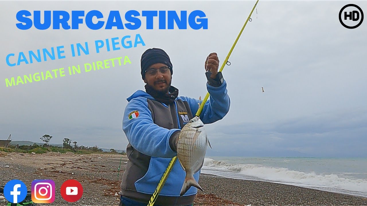 SURFCASTING: MANGIATE IN DIRETTA CANNE IN PIEGA