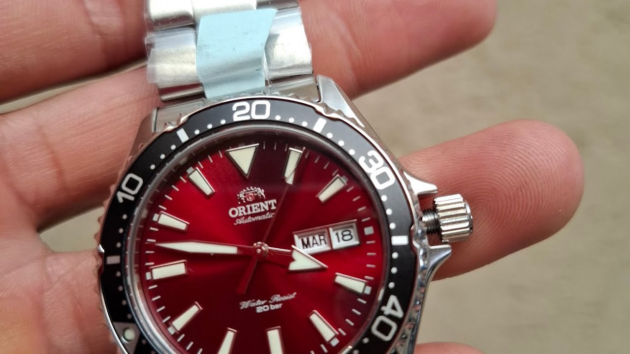 Reloj Orient Kamasu cristal de zafiro.