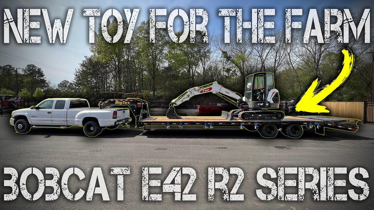 New Equipment! 2022 Bobcat E42 R2 Series Added To The Line Up! Pickup & First Dig!