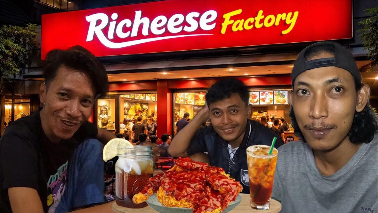 TAK SENGAJA KETEMU MULES SAAT KULINERAN AYAM RICHEESE KW .LANGSUNG AJAK MUKBANG...