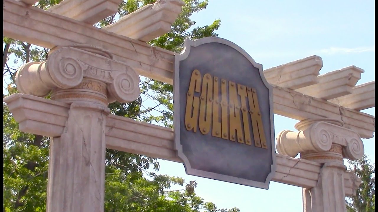 Goliath Review Six Flags Great America RMC Wooden Coaster
