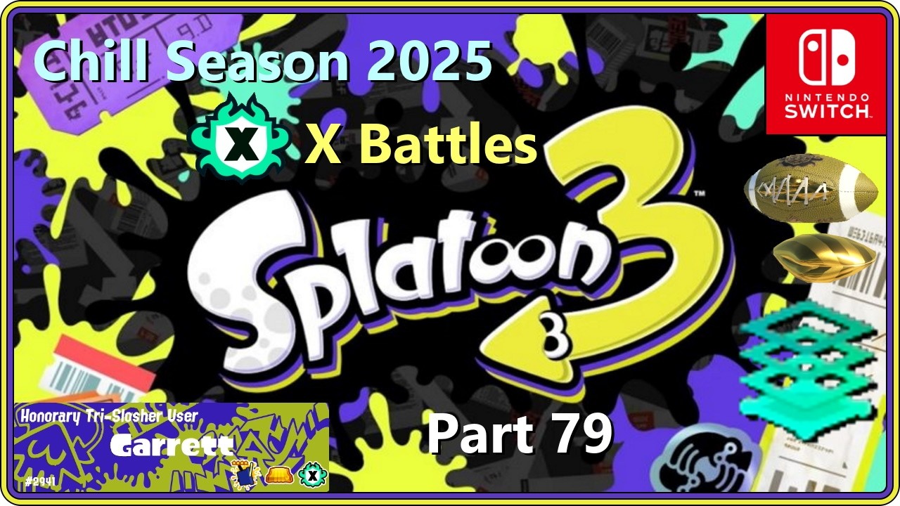 Live Stream: Splatoon 3 Part 79 - I need to practice Inkjet more... (Switch)
