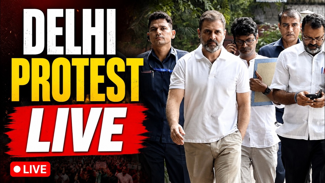 LIVE: Congress Joins NEET Protest | Rahul Gandhi & Priyanka Lead Massive March | Delhi LIVE Updates