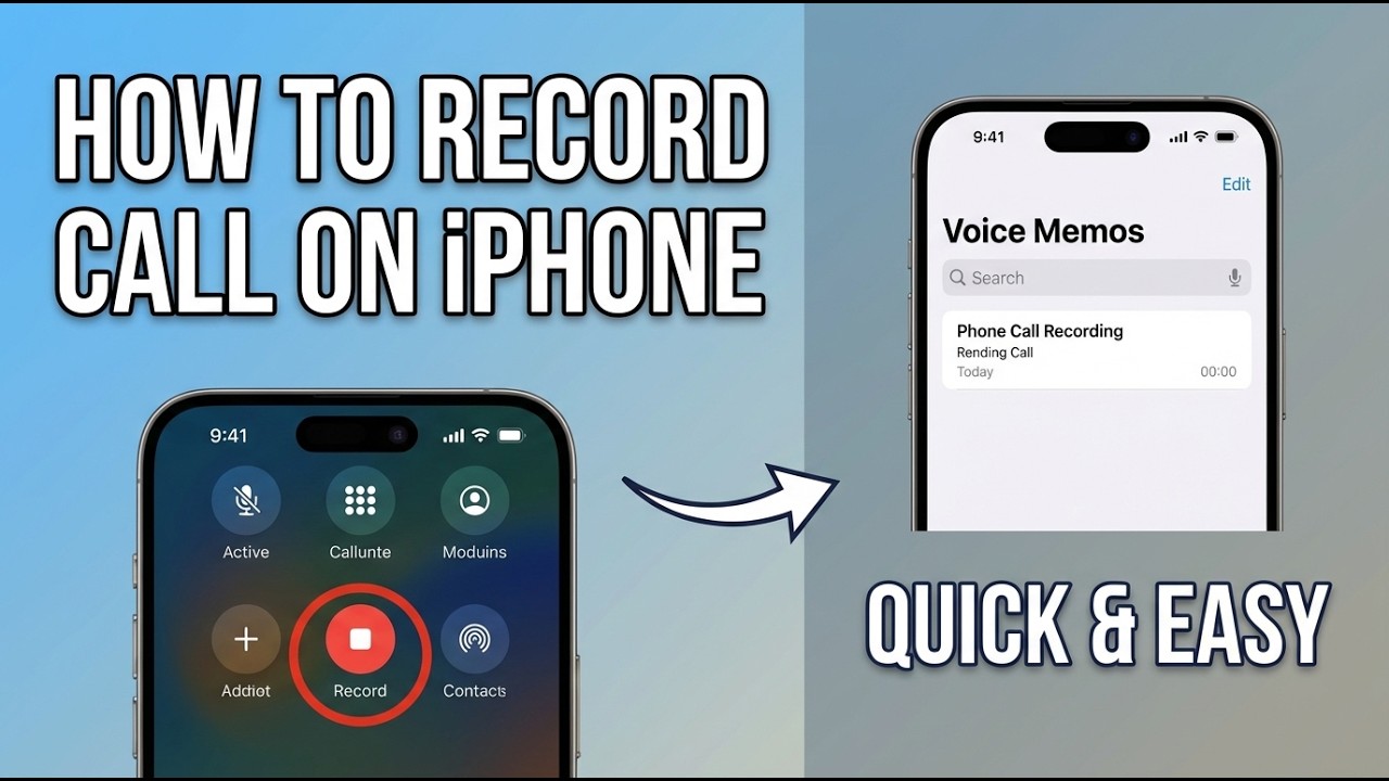 How to Record a Call on iPhone (2026 Official Built-in Method)