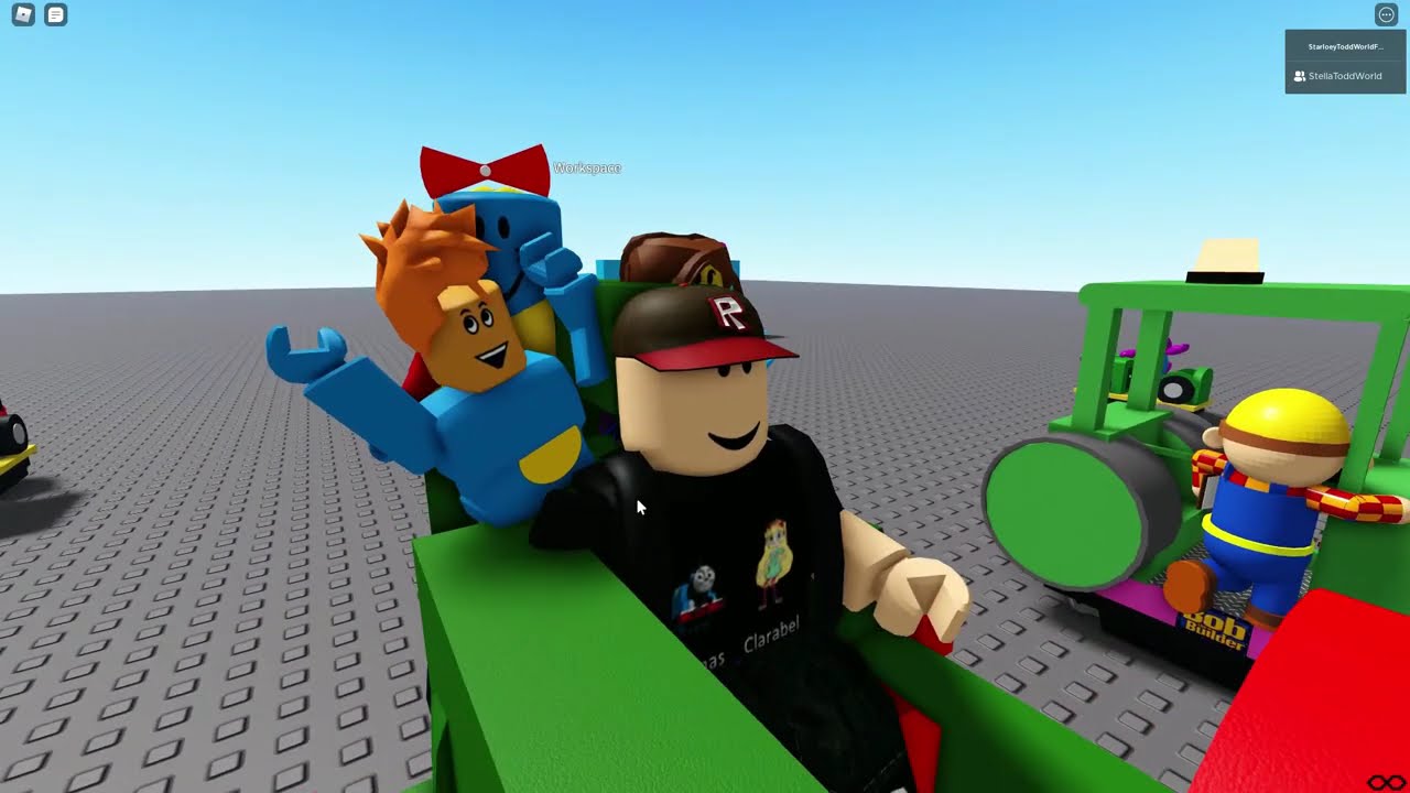 (What if) Amutec Tweenies Rocket Kiddie Ride with EMT Cars Tow Mater Audio in Roblox