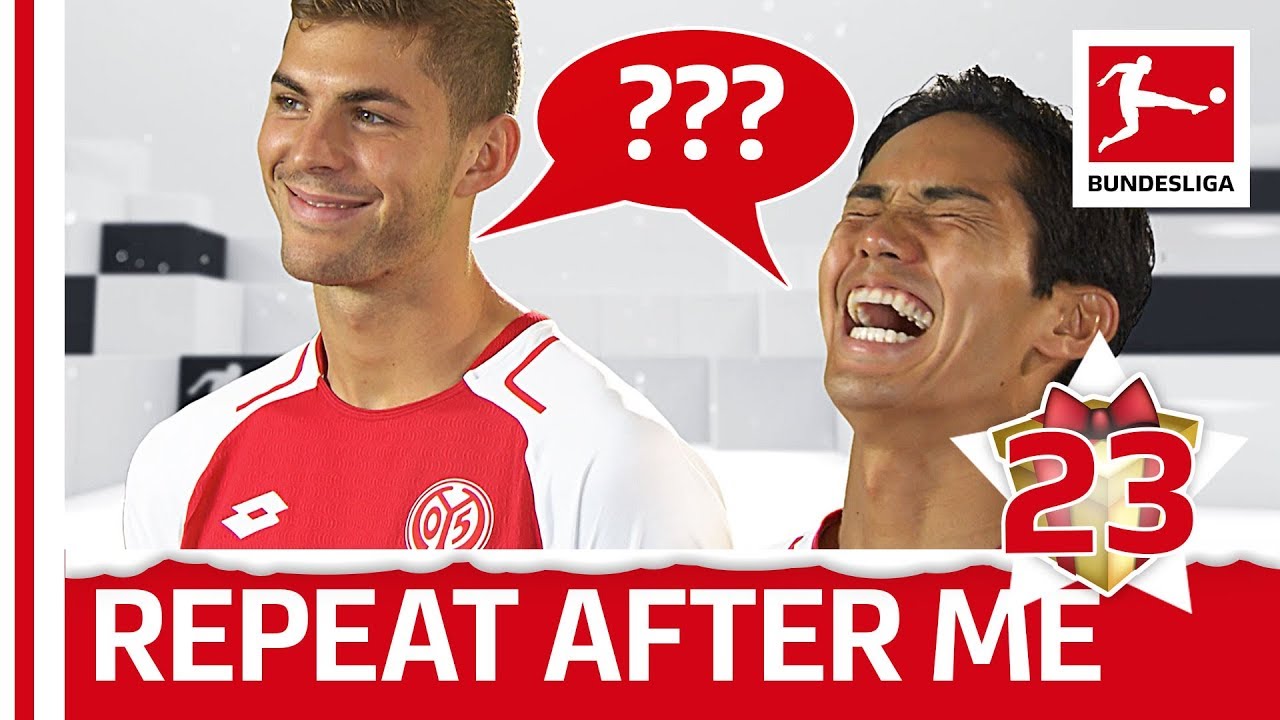 Kagawa, Uchida & Co. - Teaching Teammates Japanese - Bundesliga 2017 Advent Calendar 23