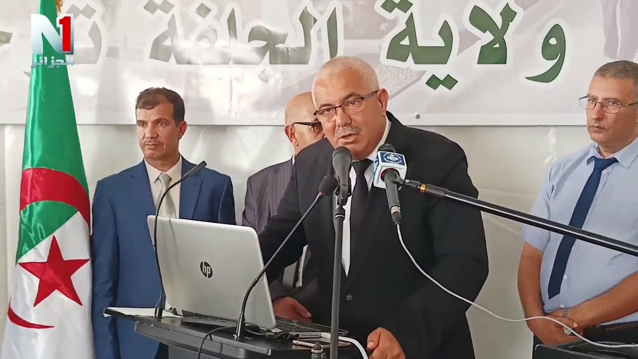 زيارة وزير الأشغال العمومية لولاية الجلفة