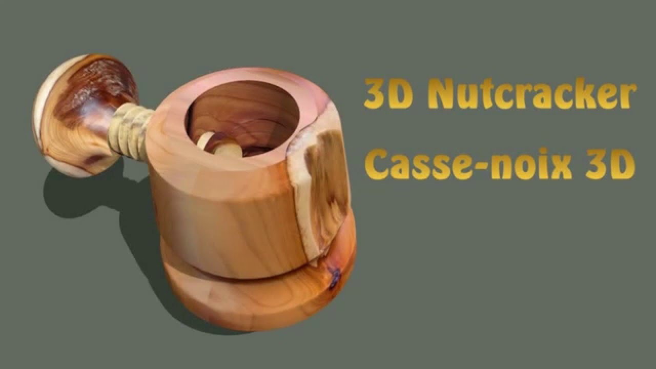 3D nutcracker made and animated in Sketchup