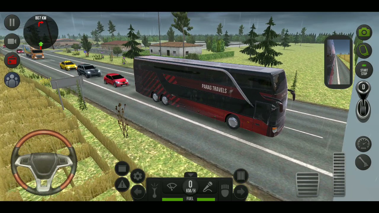 BUS FALLING INTO VALLEY 😭😭 #gameplay #games
