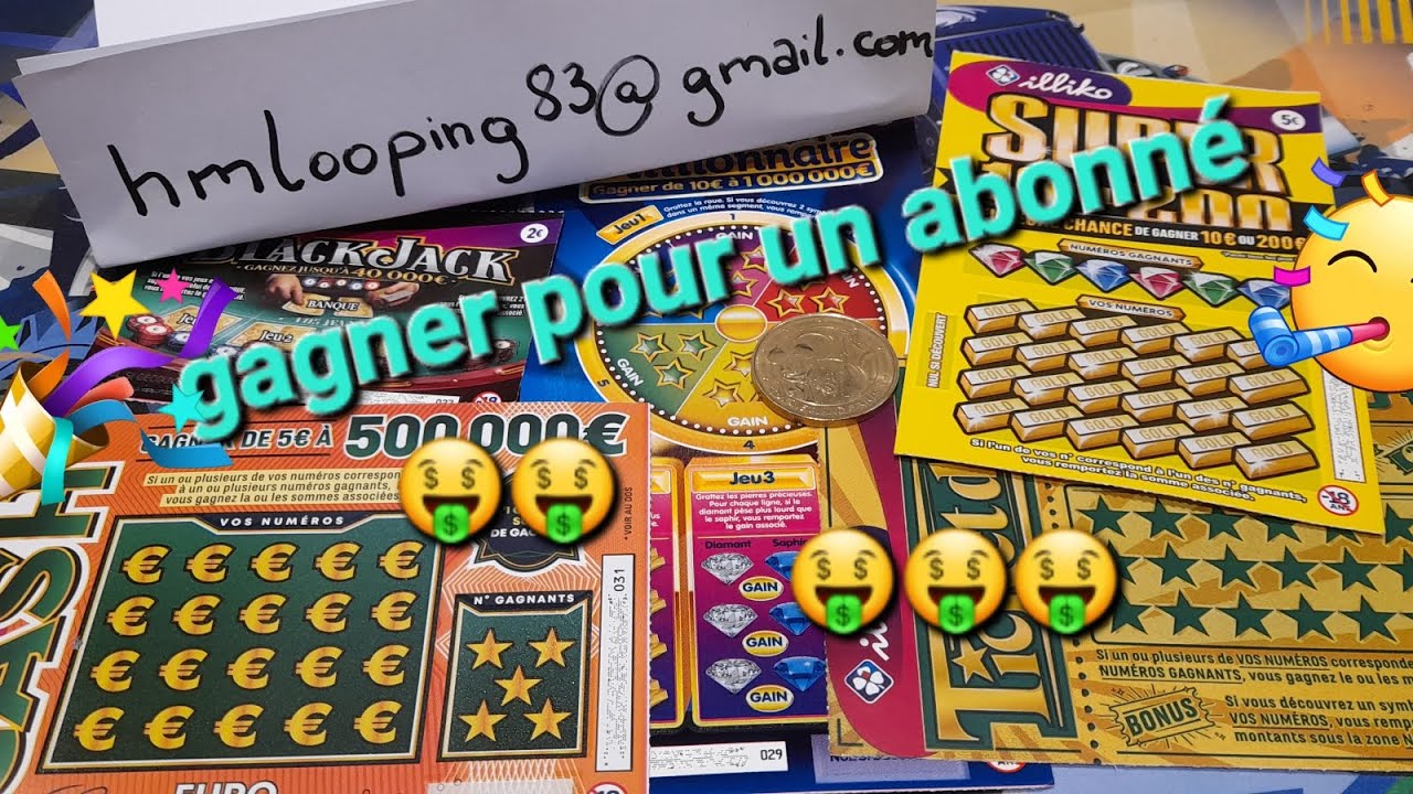 grattage FDJ on envoie les gains à un abonné