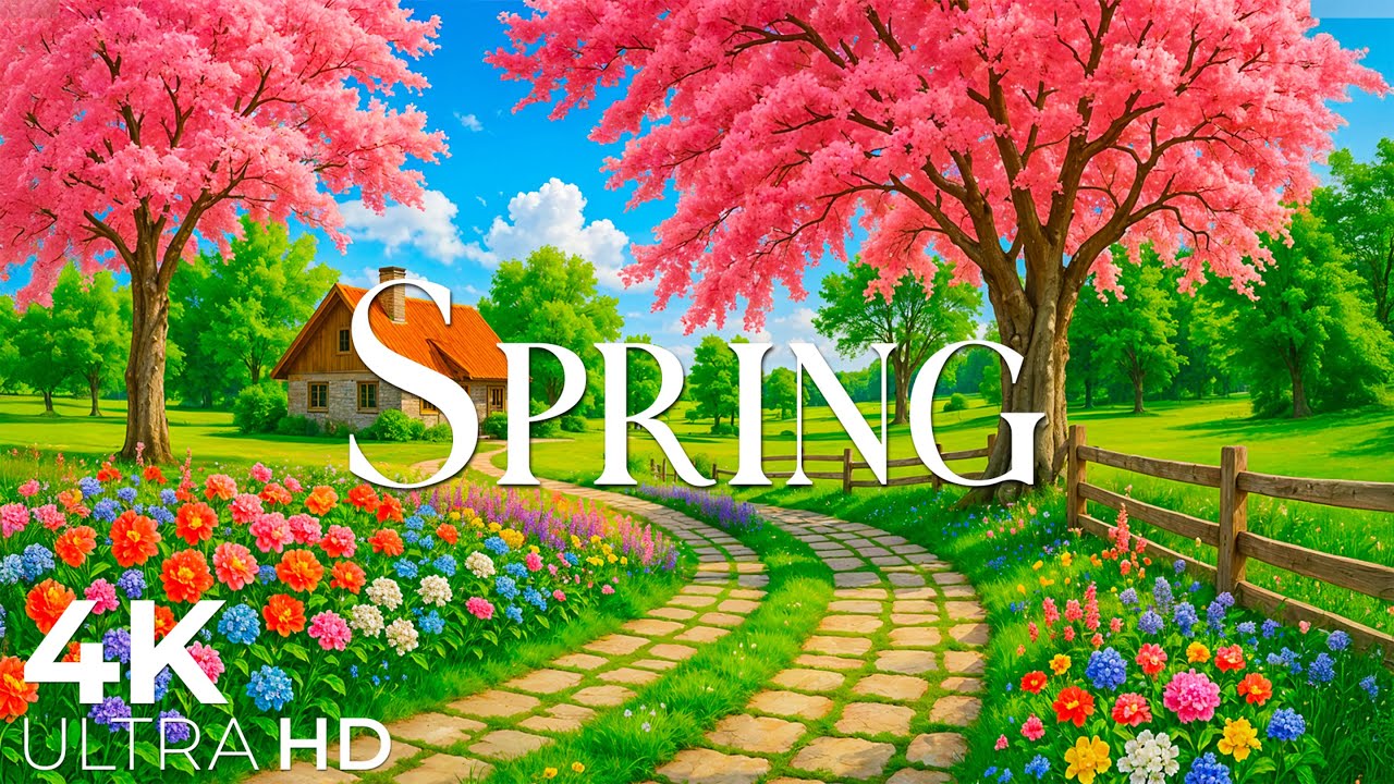 Alpine Spring in Switzerland 4K 🌞 Peaceful Views and Nature&rsquo;s Rebirth