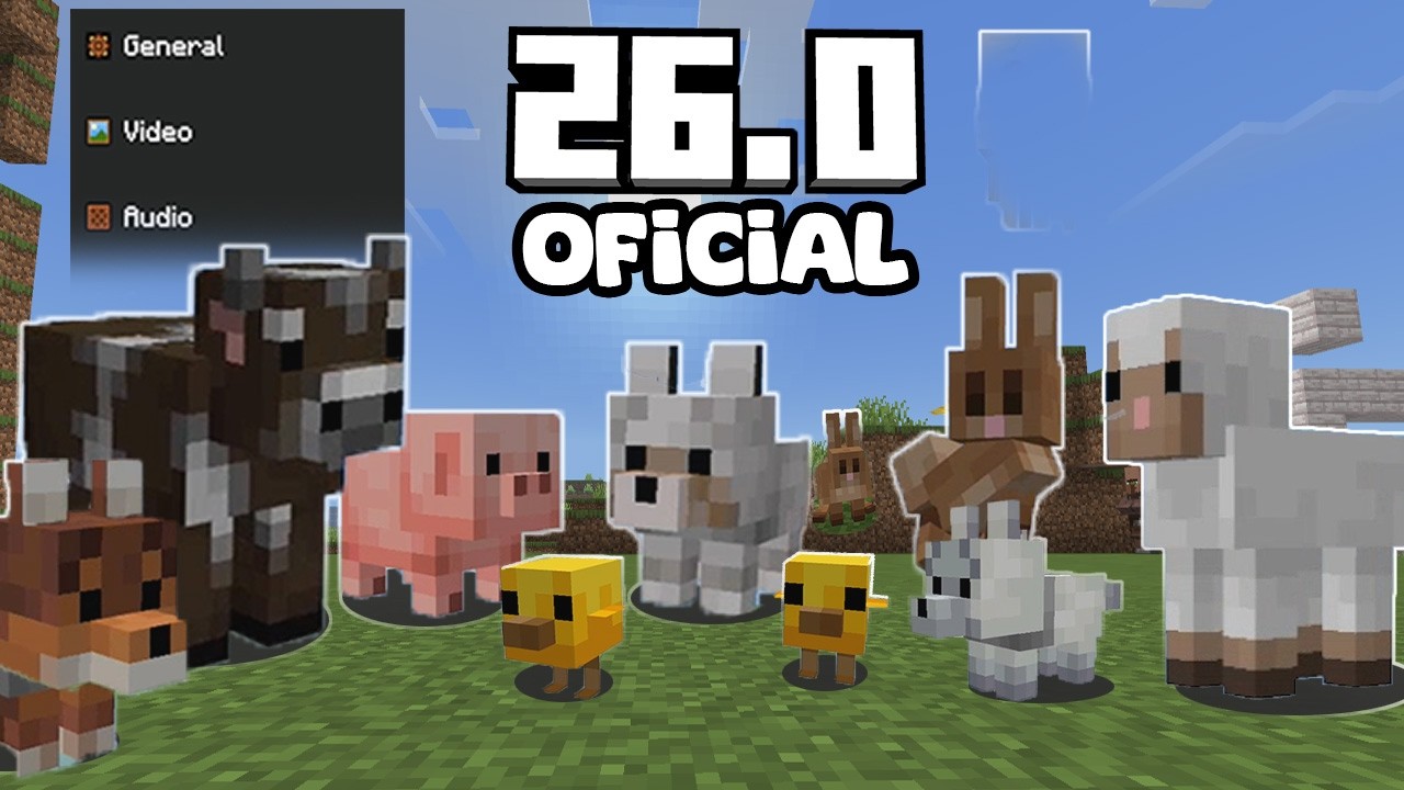 26.0 oficial Baby mobs y  Macros Calidad de vida mejorada Minecraft bedrock 26.0 oficial