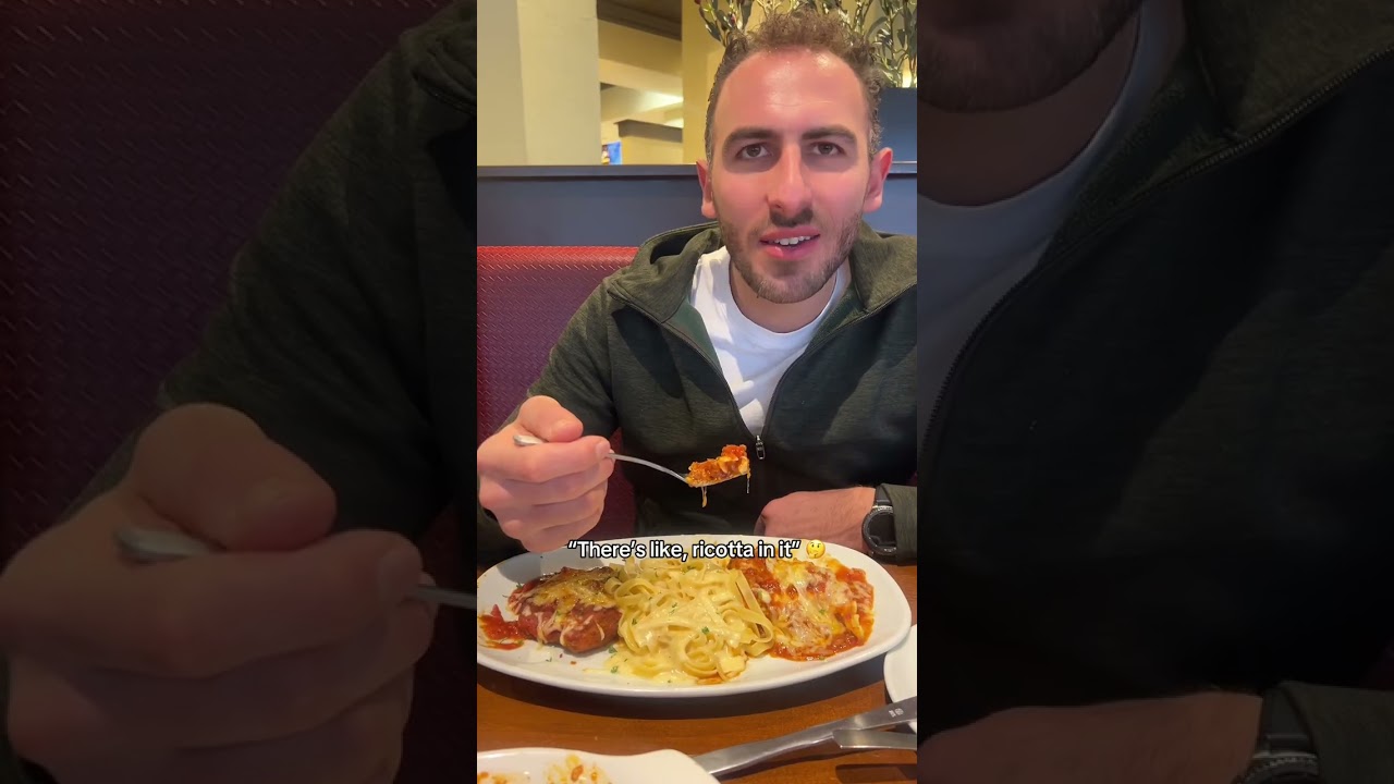 Впервые веду своего итальянского парня в Olive Garden 😂