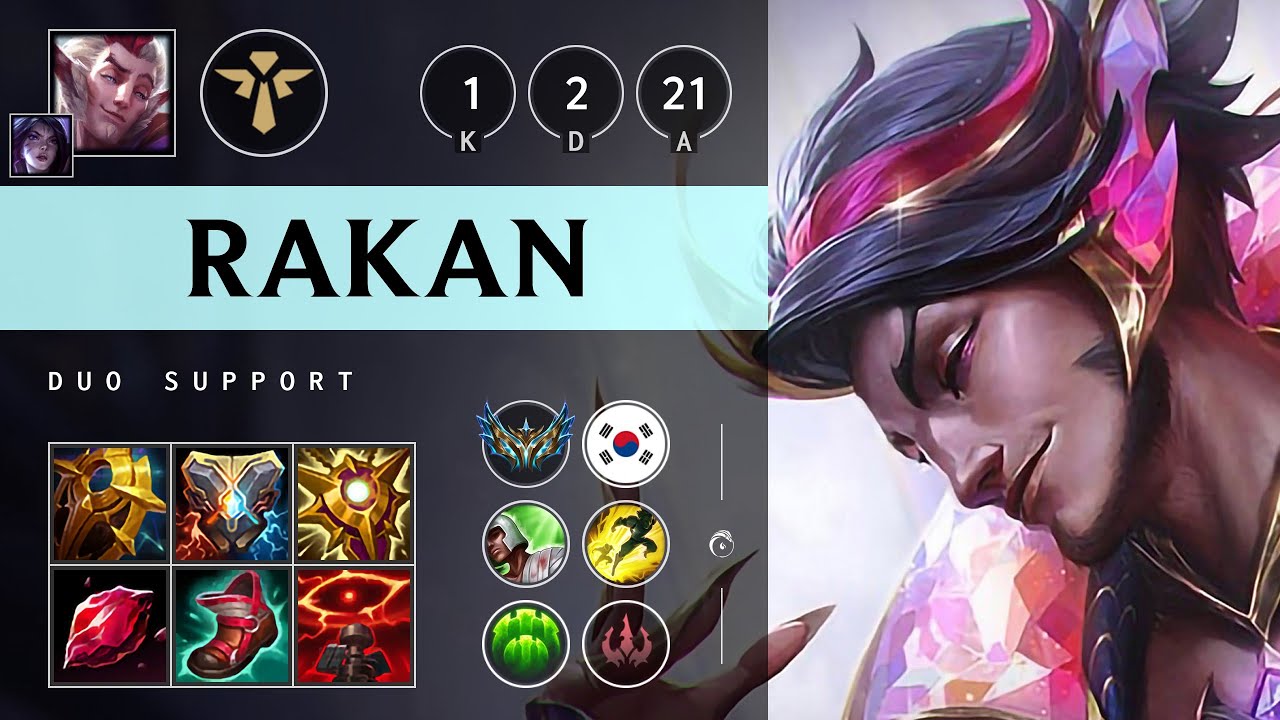 Rakan Support vs Pyke: Vision Controller - KR Challenger Patch 14.21