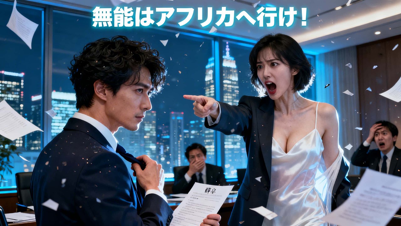 アフリカへ行け」と夫を左遷した女社長、彼が退職した翌日に会社倒産！？😱
