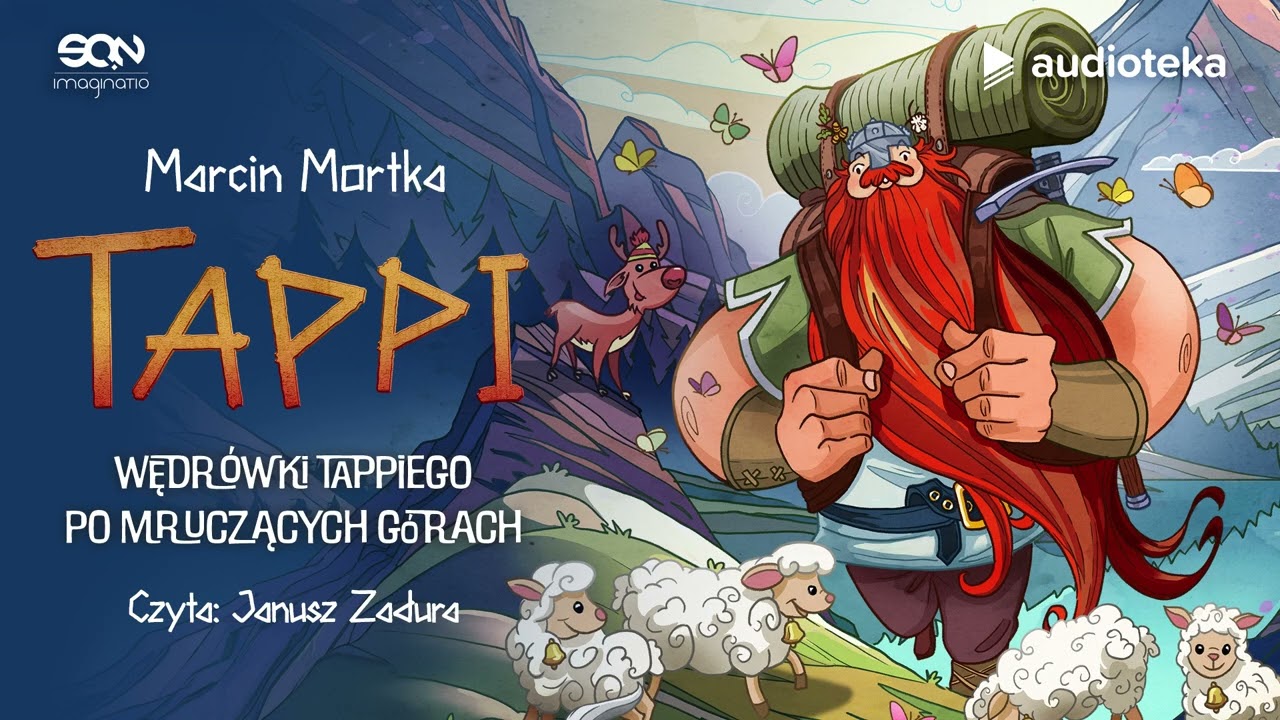 Wędr&oacute;wki Tappiego po Mruczących G&oacute;rach - audiobook | Marcin Mortka (czyta: Janusz Zadura)