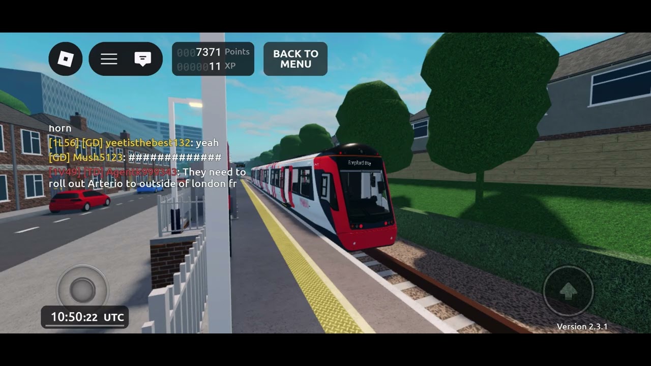 (Roblox) SCR: Full Journey on a Metro Class 398 from Willowfield to Stepford Bay