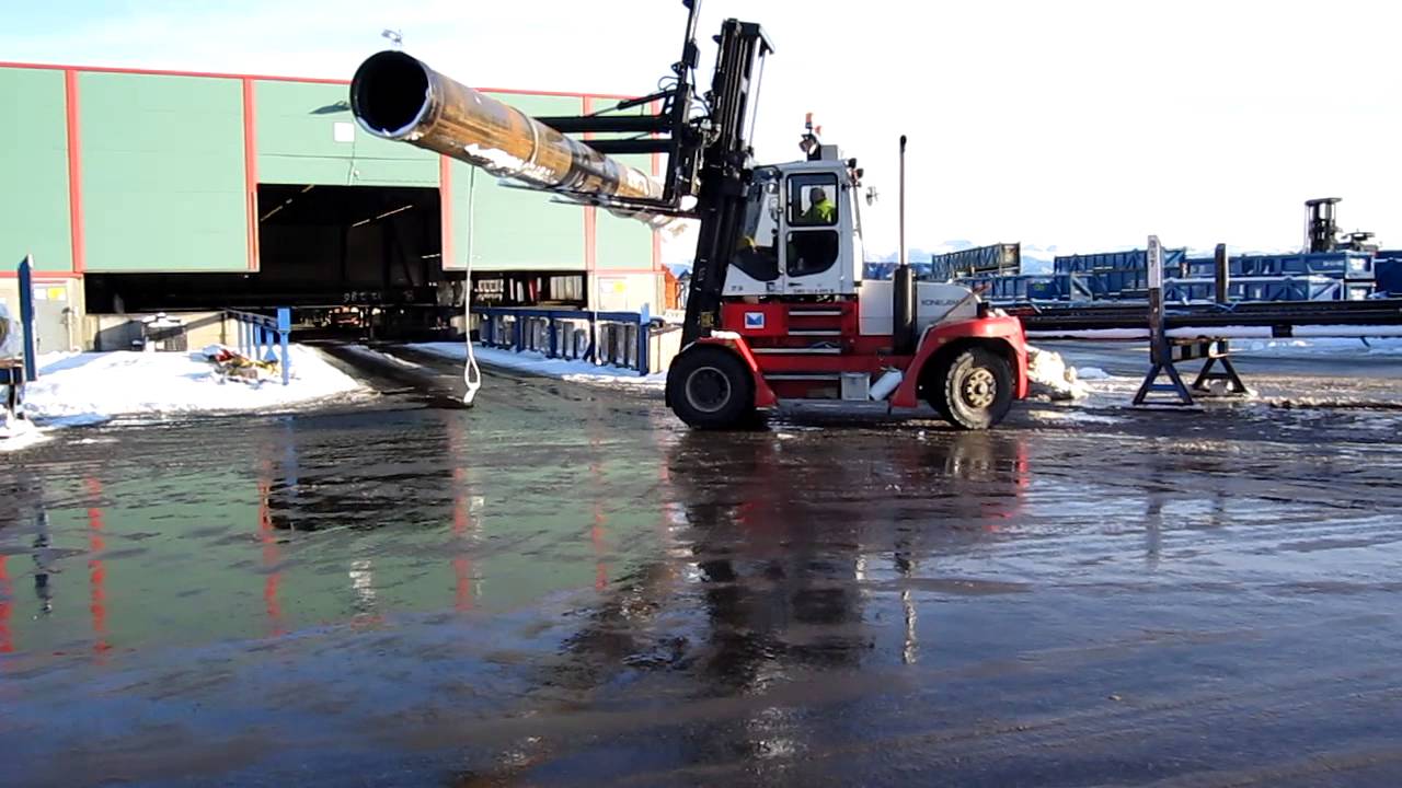 Konecranes pipe handling with forklift