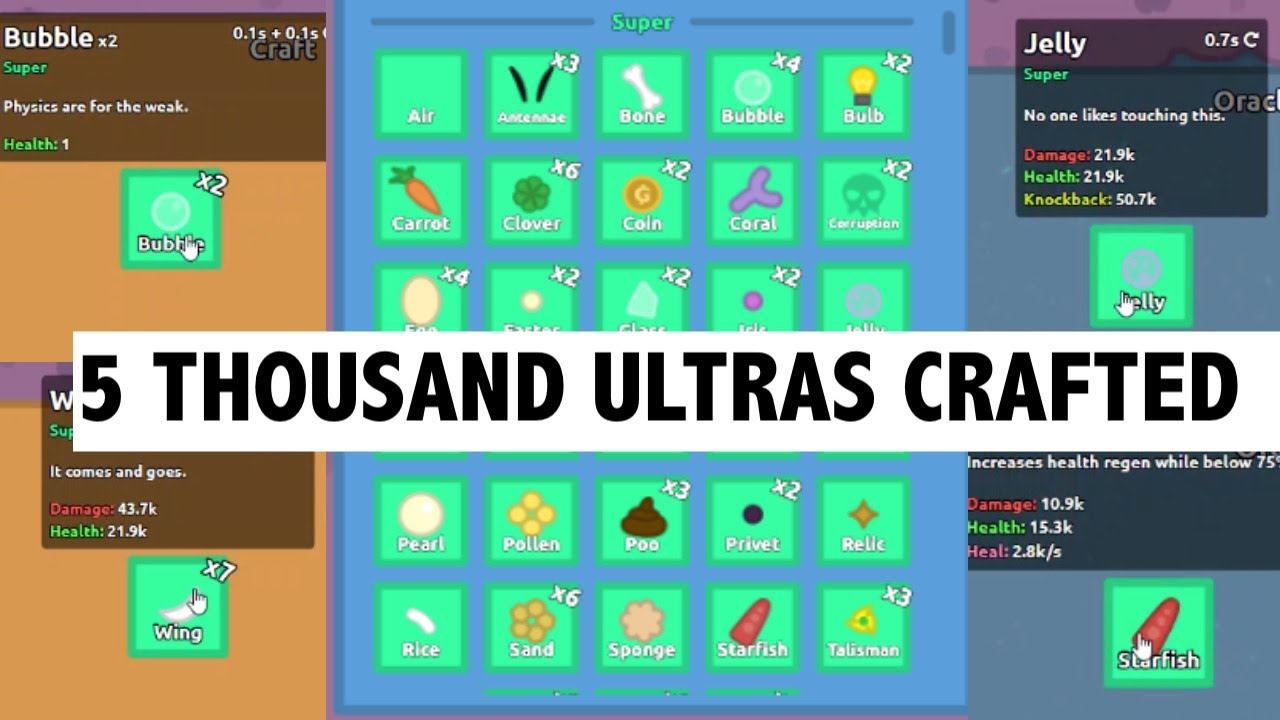 florr.io | CRAFTING 5K ULTRAS, 21 SUPERS!