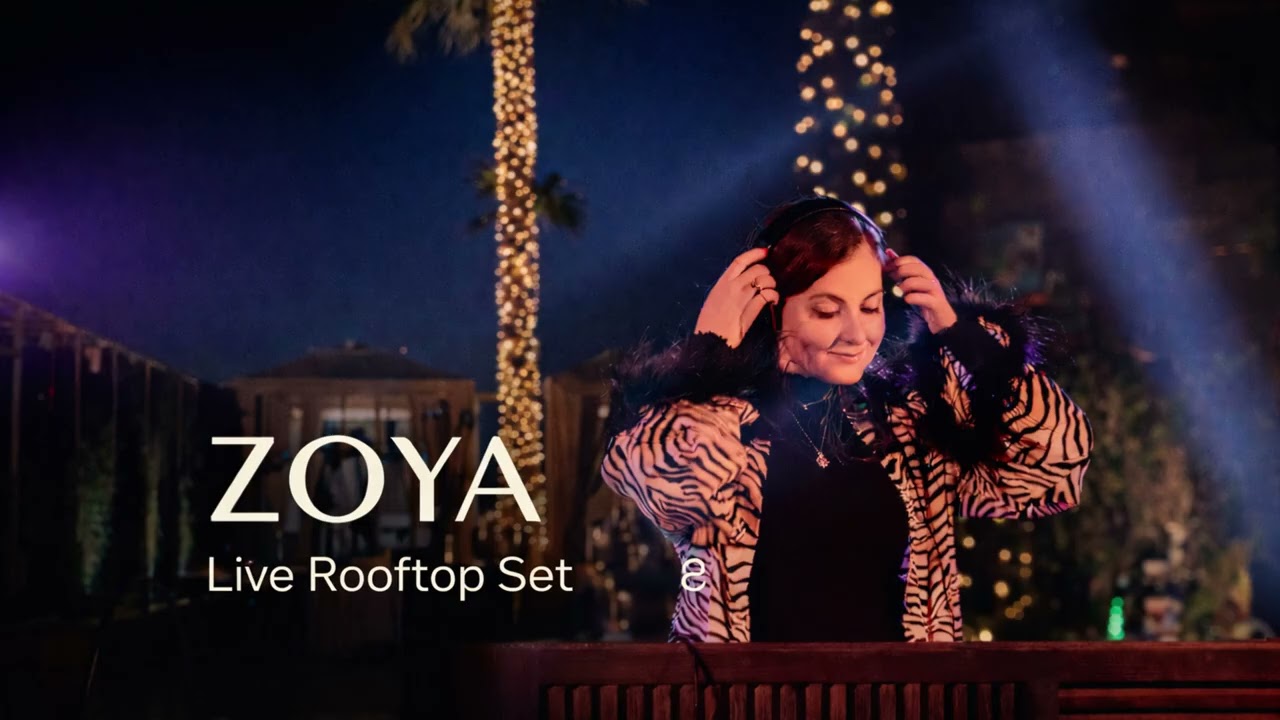 ZOYA - Live Rooftop Set | Progressive House : Dance Pop