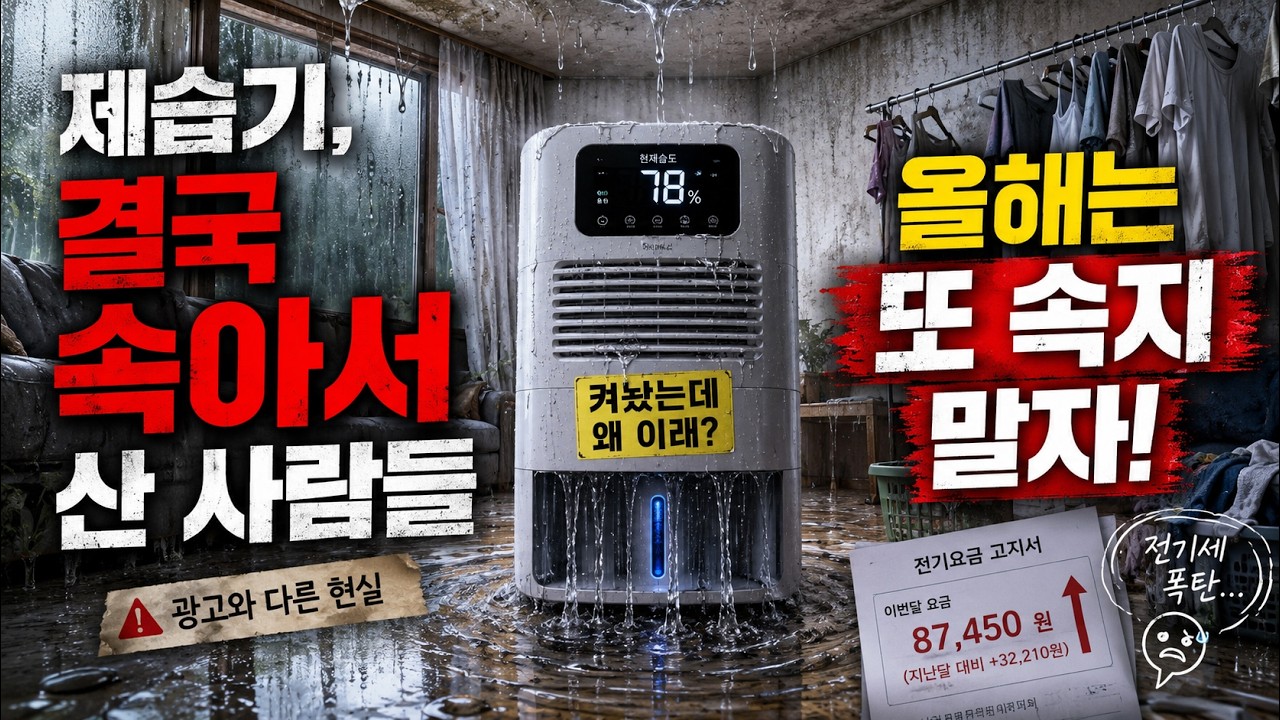 제습기 용량, 평수로 사면 다시 삽니다 — L/day 계산법