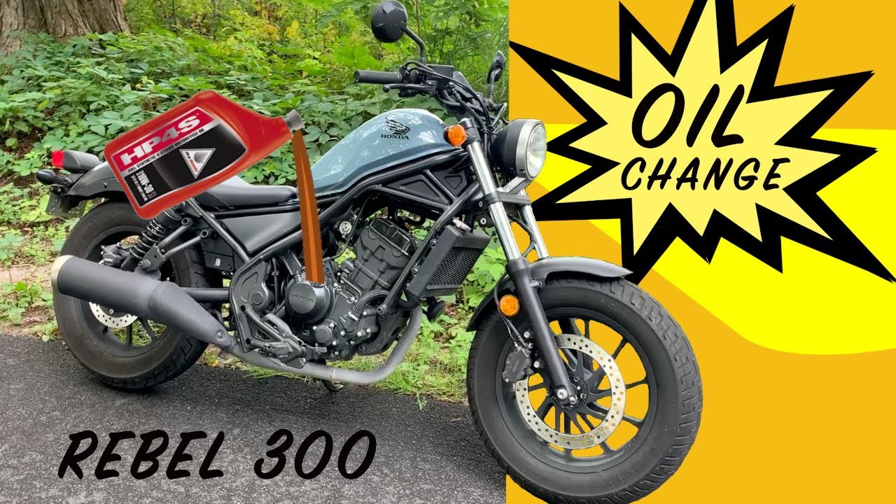 Замена масла Honda Rebel 300