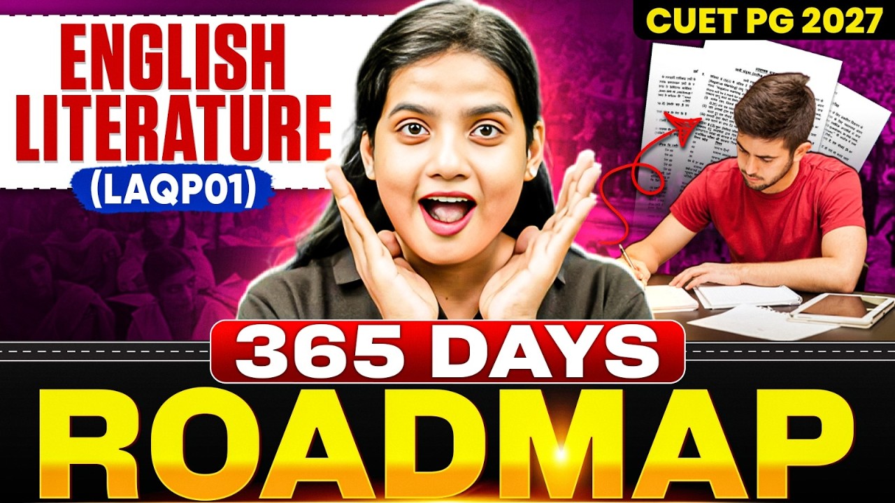 1 Year Strategy to Crack CUET PG English Literature 2027 | Complete Roadmap by Kirti Ma'am