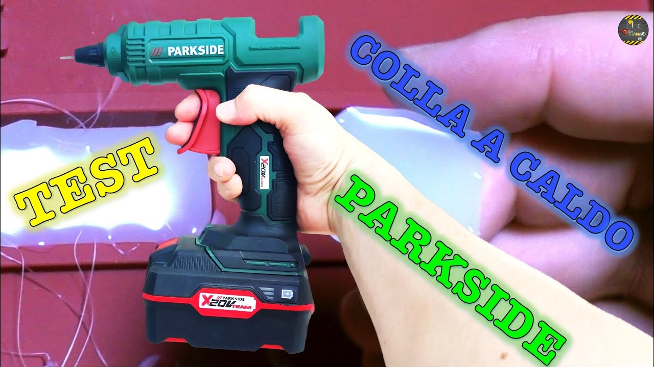 PARKSIDE PISTOLA per COLLA a CALDO ricaricabile PHPA 20-Li A1 recensione e test Lidl