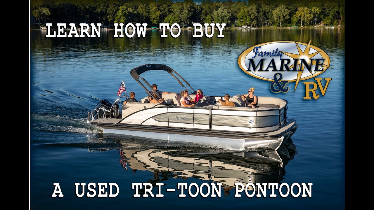 Learn How to Buy a Used Triple Toon Pontoon Boat