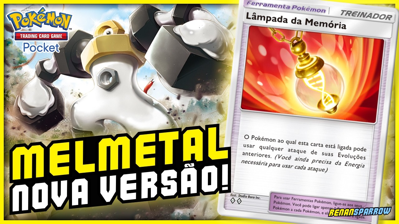 BLINDADO: NOVA VERSÃO DE MELMETAL MAIS INSANA COM LÂMPADA DA MEMÓRIA! || Pokémon TCG Pocket #305
