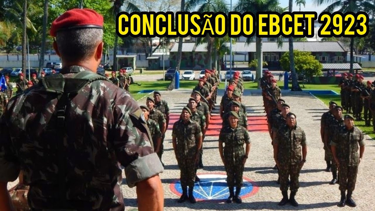 CERIMÔNIA DE CONCLUSÃO DO ESTÁGIO BÁSICO DE CABO TEMPORÁRIO 2023 DA BRIGADA PARAQUEDISTA 🇧🇷