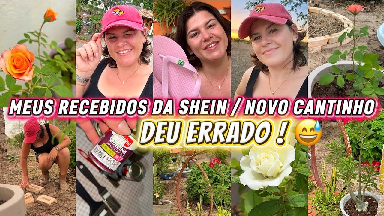 FAZ PARTE / LEVANTEI E FUI FAZER MAIS UM CANTINHO LINDO NO SÍTIO / DICA DE UMA INSCRITA