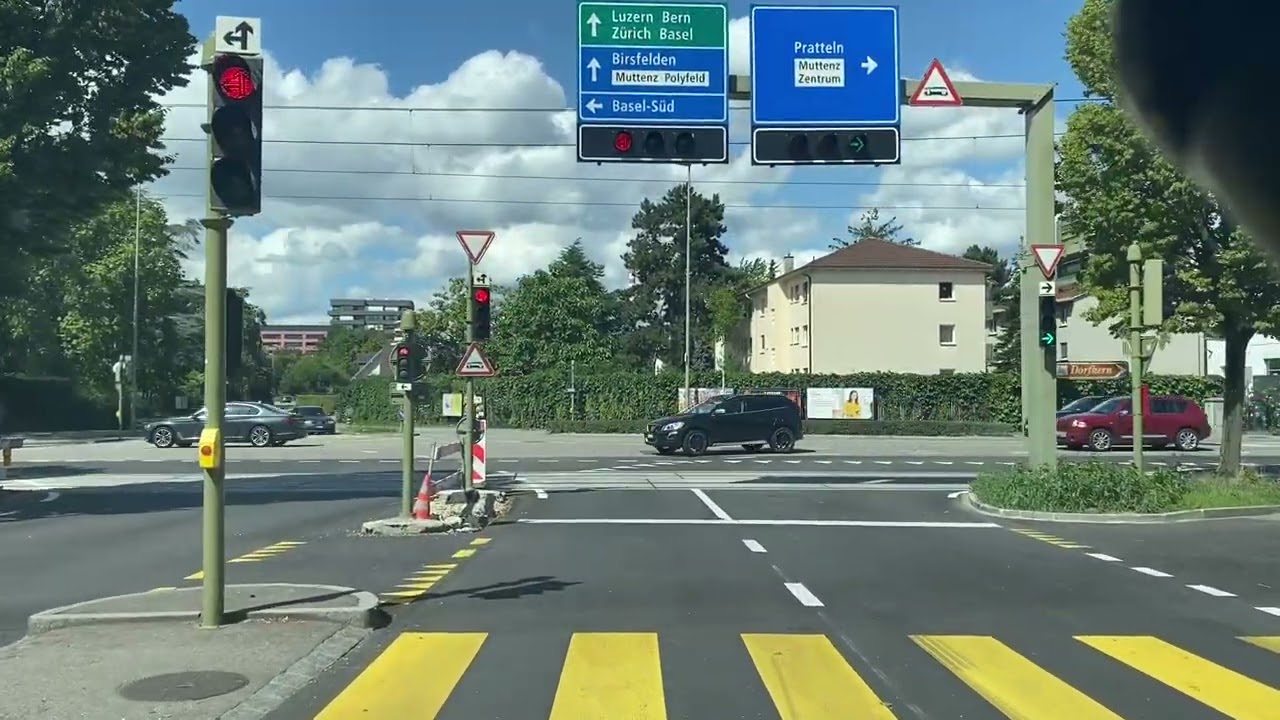 From Motorfahrzeugkontrolle Münchenstein To St. Jakob-Park. Via Muttenz. Bruderholzstrasse