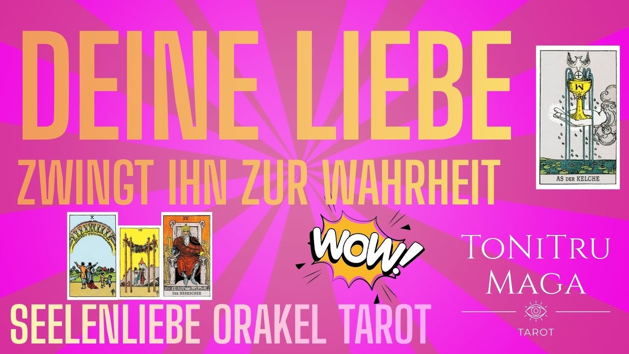 ‼️💝‼️Warum er gerade leidet &ndash; und du der Ausl&ouml;ser bist | Tarot #tarot #orakel #tarotreading