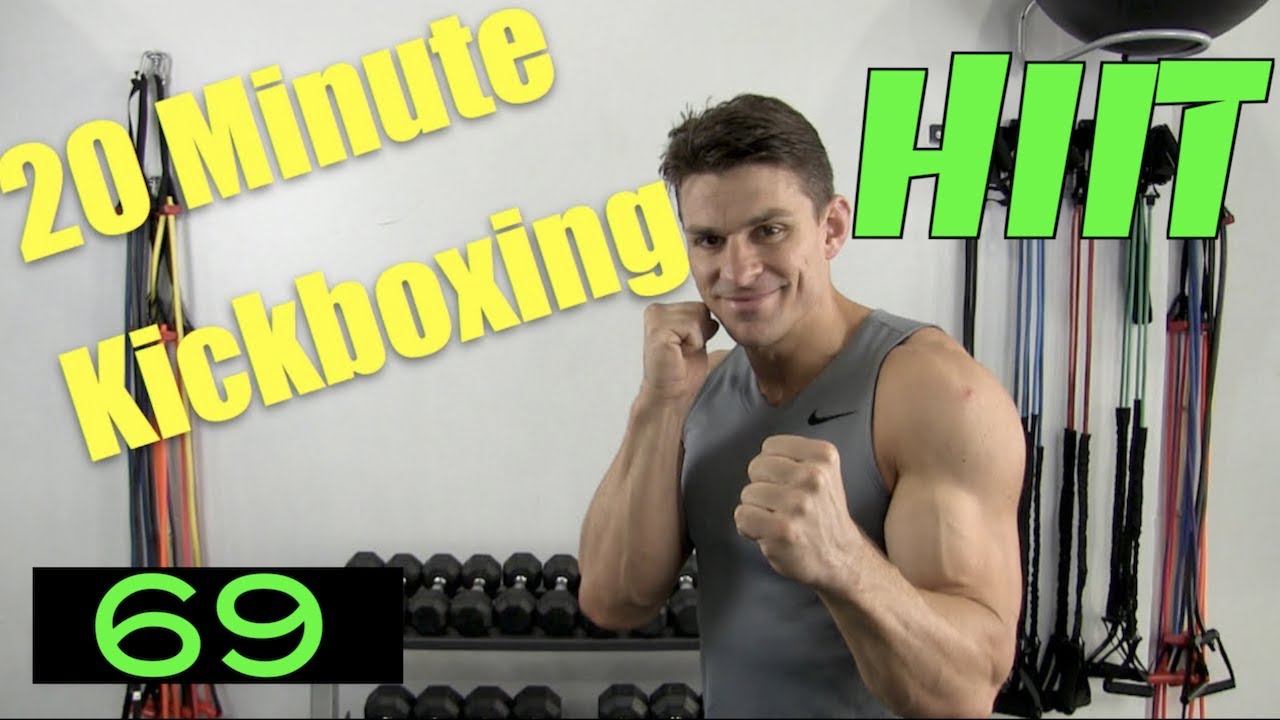 Fat Burning HIIT Cardio Kickboxing At Home Workout 20 Minutes No Equipment Needed