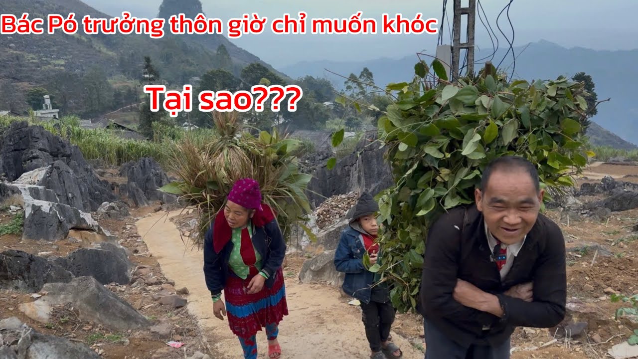 Cuộc sống của vợ chồng Bác Pó trưởng thôn sáng đi tối về chỉ vì các cháu mồ côi.