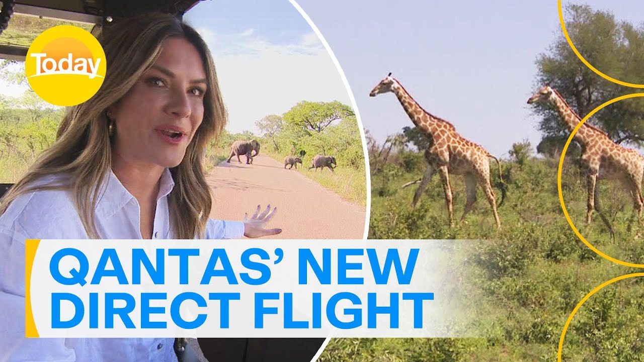 Take a look at Qantas’ newly launched direct flight to South Africa | Today Show Australia