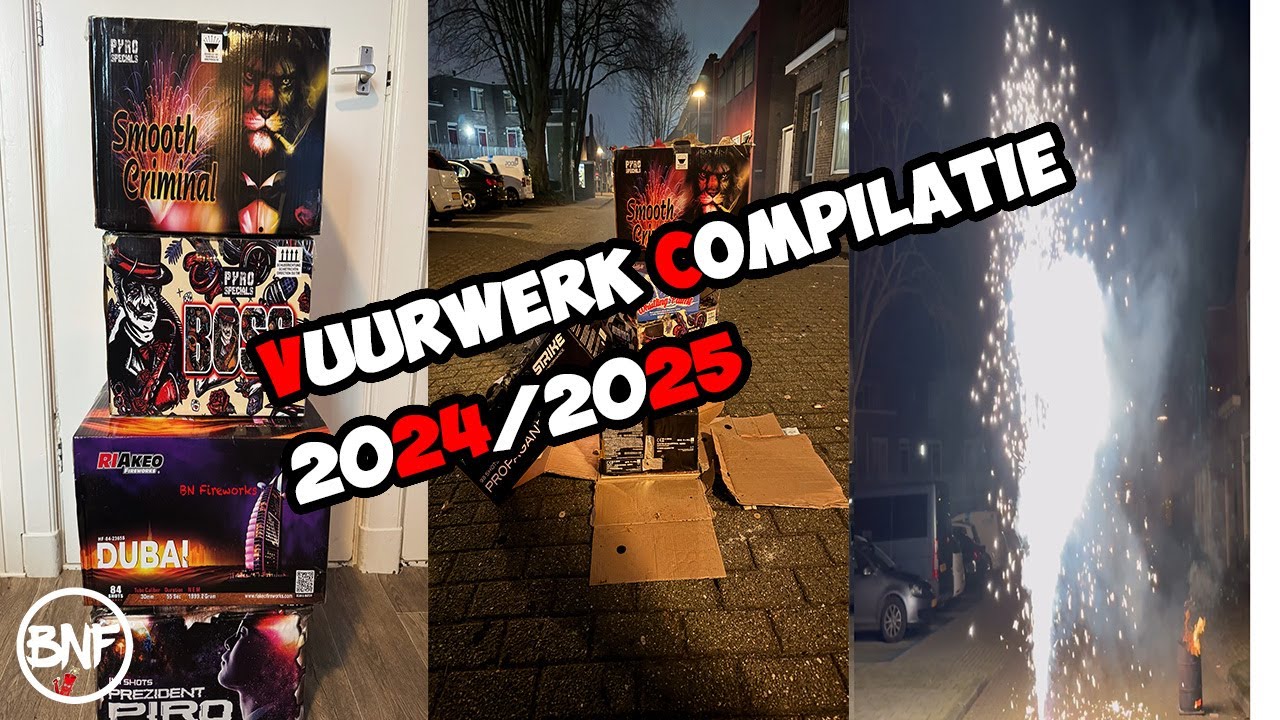 Vuurwerk Compilatie 2024-2025 Oud & Nieuw!