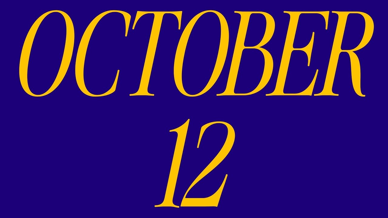 5 Big Events That Happened on October 12 | The Date Diary