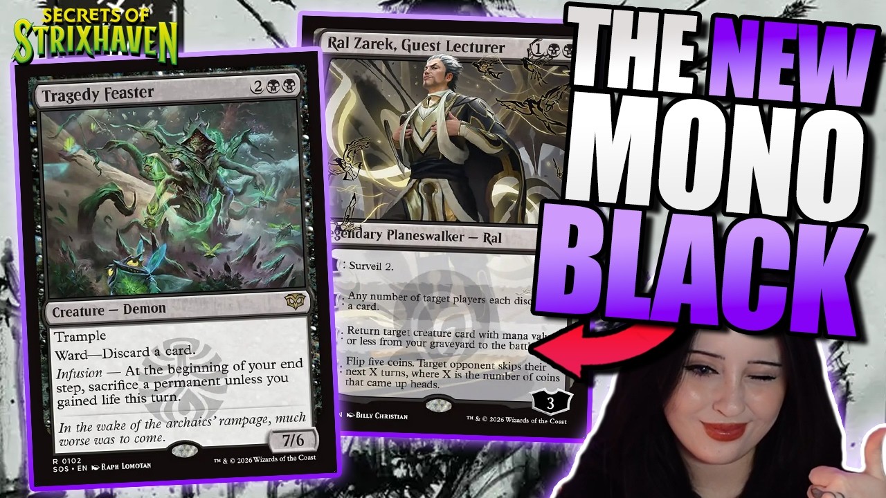 My FAVORITE Deck for Climbing the Ladder FAST! | Mono Black Demons | Standard MTG Arena