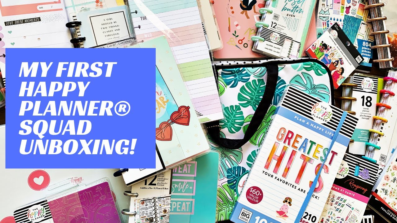 My first Happy Planner®️ Squad Unboxing!