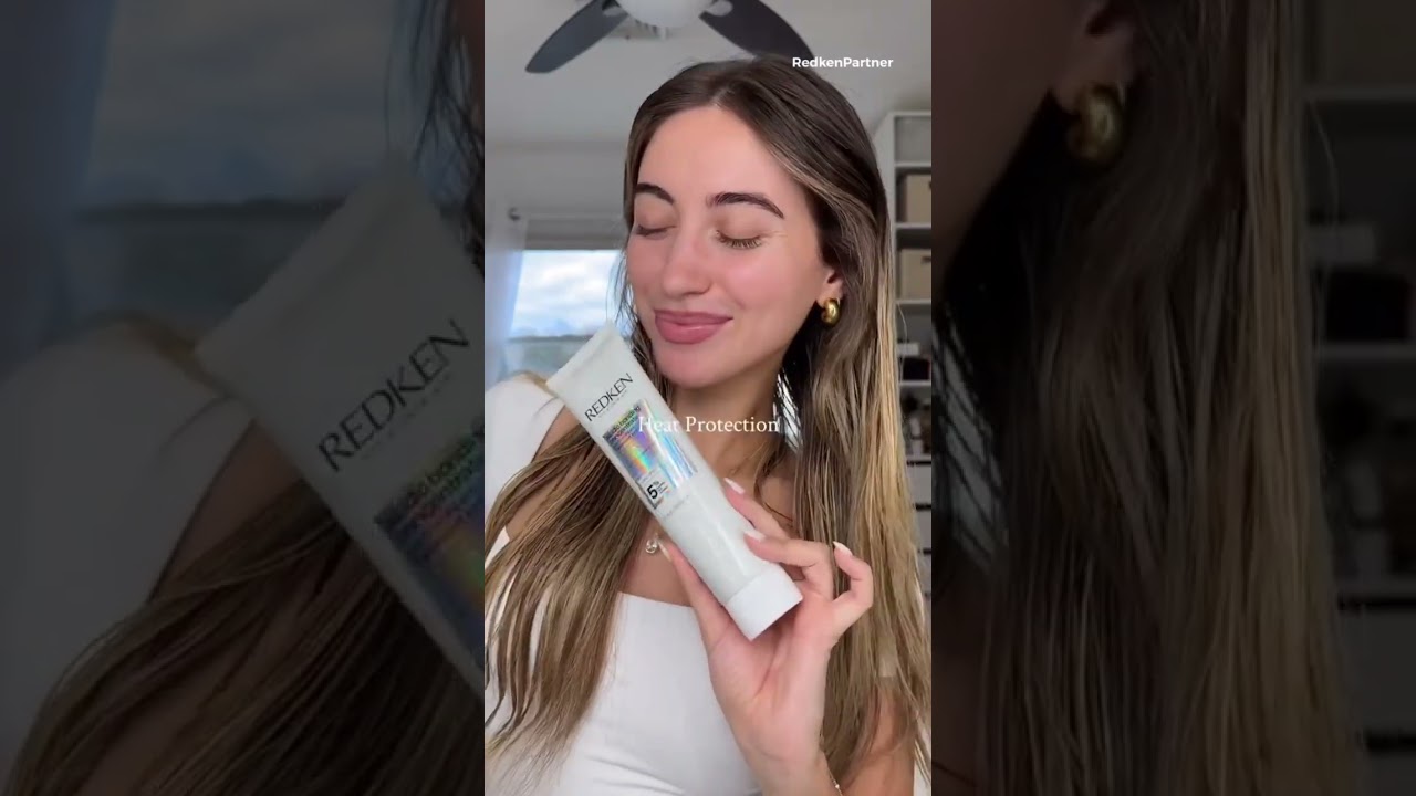Heat protected & bounce perfected with Acidic Bonding Concentrate Leave-In Treatment ✨