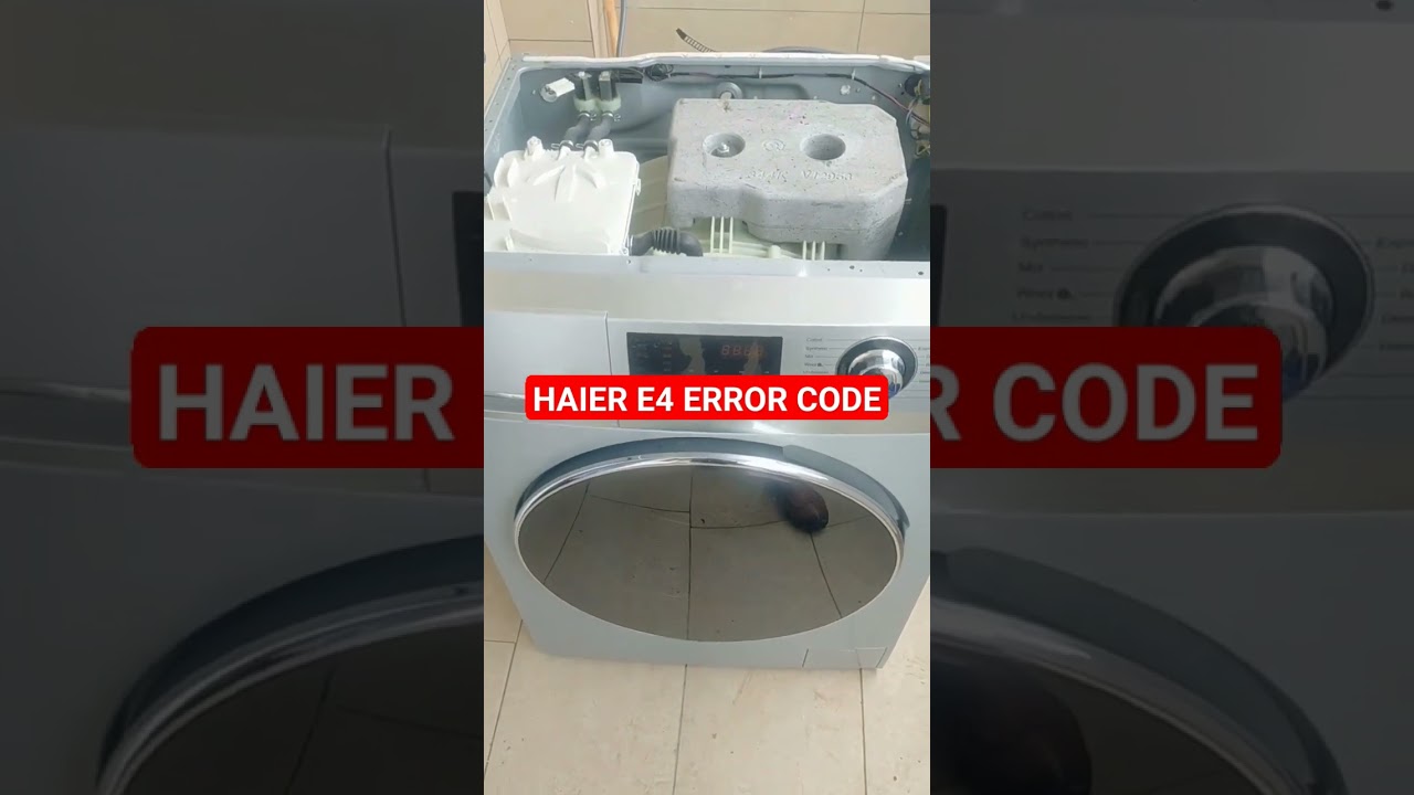 Haier E4 error code explained