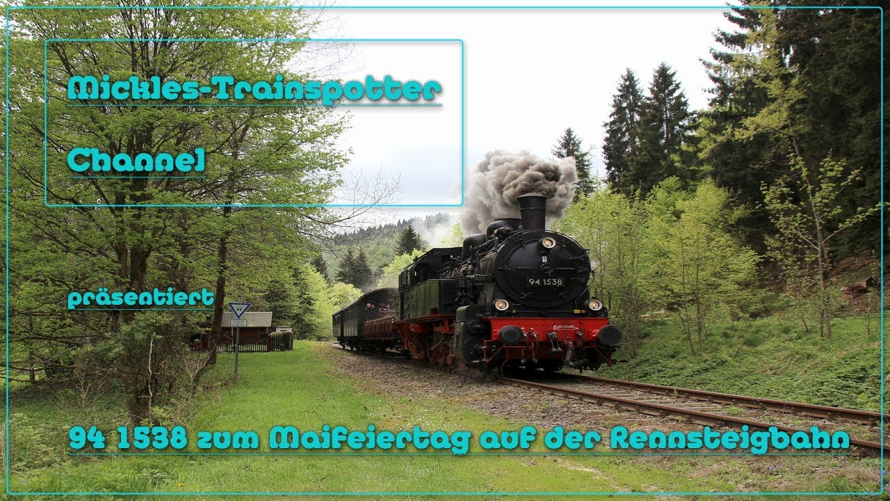 ☆☆☆ 94 1538 zum Maifeiertag auf der Rennsteigbahn ☆☆☆